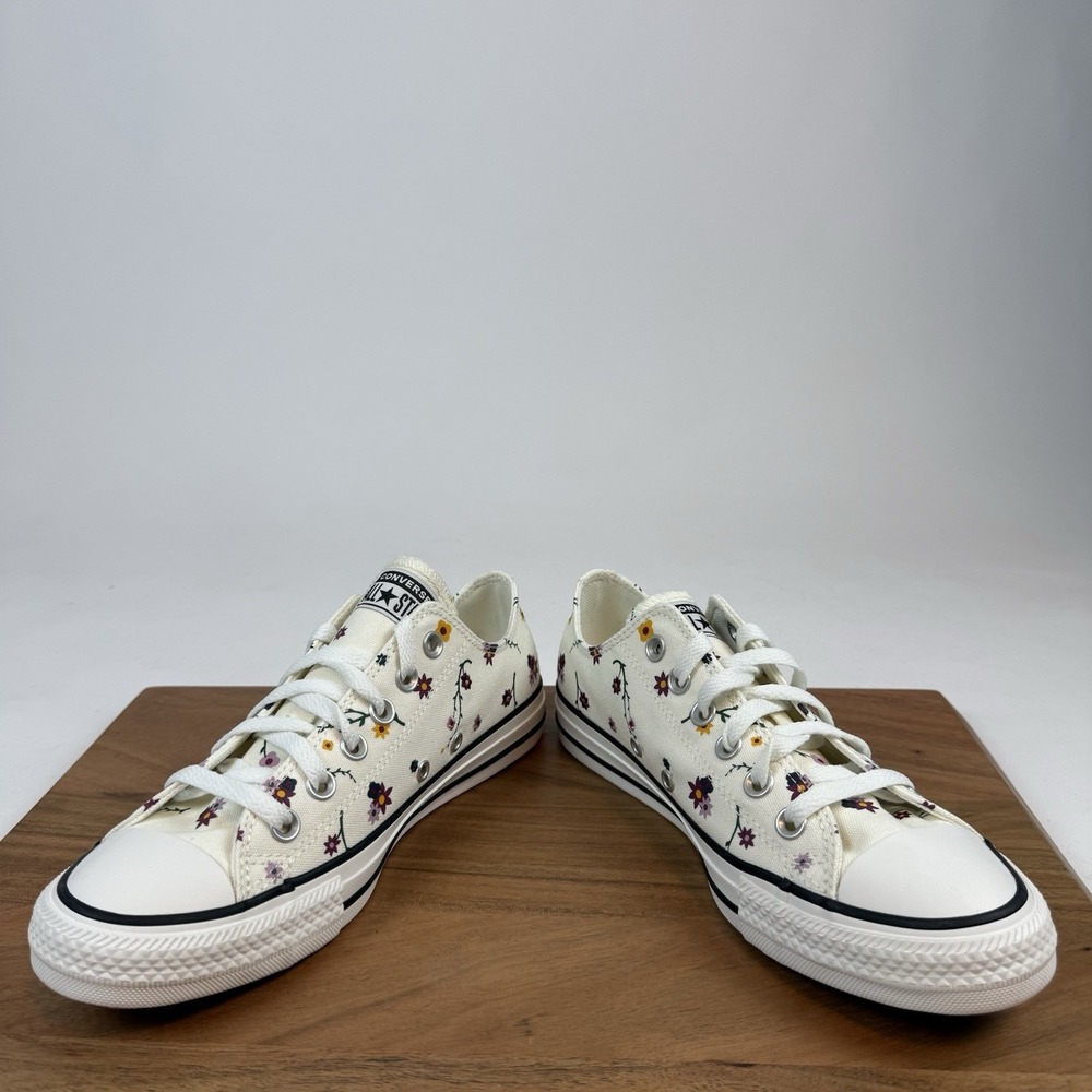 New NIB Womens Converse CTAS OX Egret Sporty Berry Low Sneakers‎ Shoes Size 8 M - Picture 5 of 8